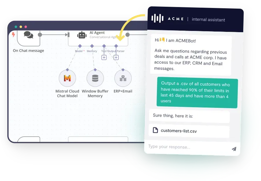 ai agent workflows in n8n