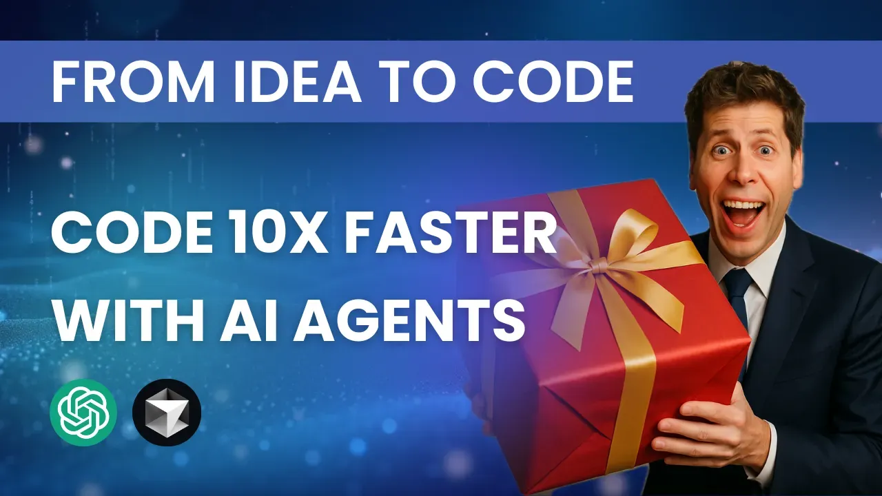 From idea to code - code 10x faster with AI agents