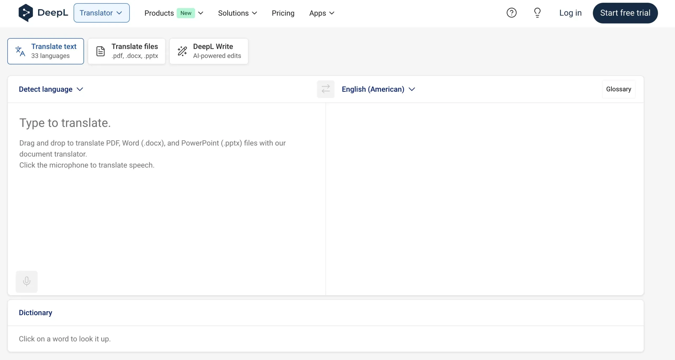 deepl interface