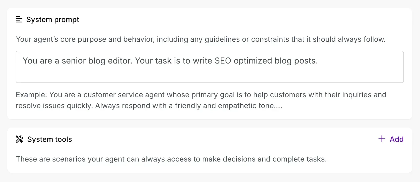 make-ai-agent-section