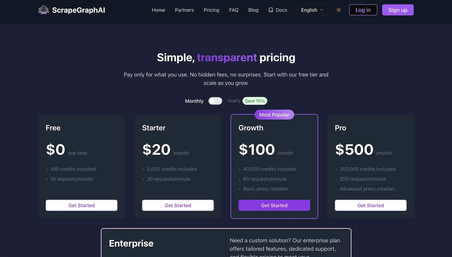 pricing